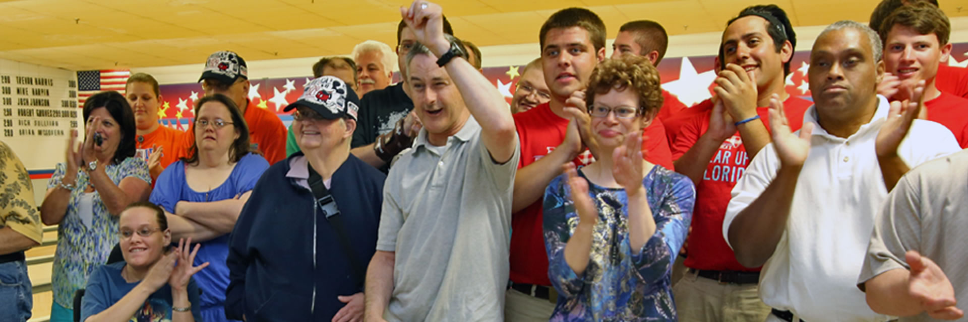 Group of individuals with different abilities cheering