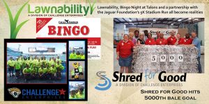 Lawnability, Bingo night at talons and partnership with the jaguar foundations