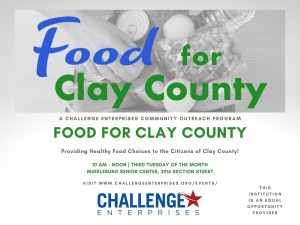 Food for Clay Distribution Event-Middleburg Senior Center