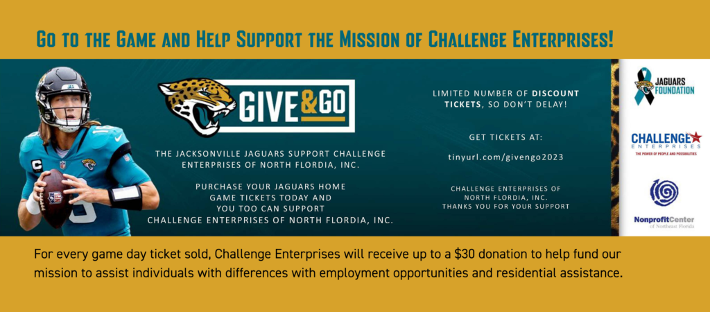 Give & Go Jaguar Home Game Tickets